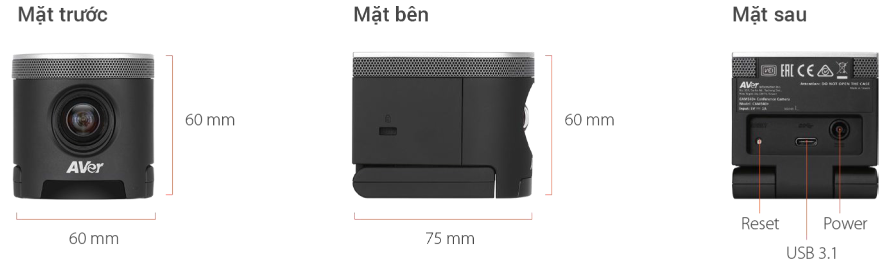 cam 340 plus kích thước ncntech